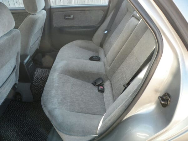 A car seat with two seats in it