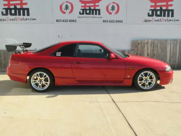 Red Nissan Skyline GT-R for sale.