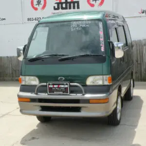 Green van for sale at Japan Direct Motors.