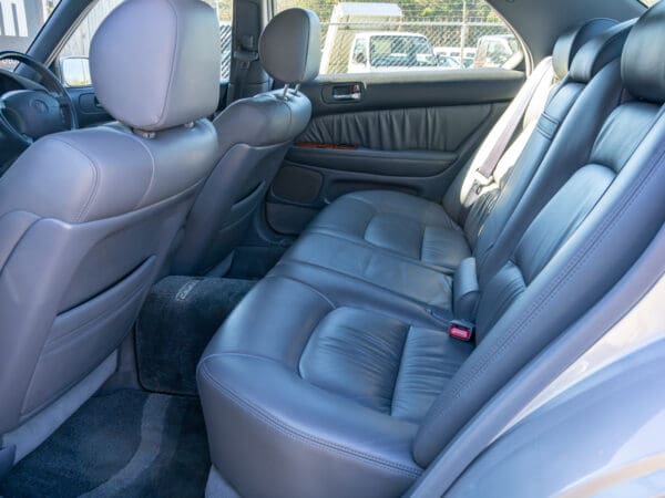 Lexus LS400 leather interior seats.