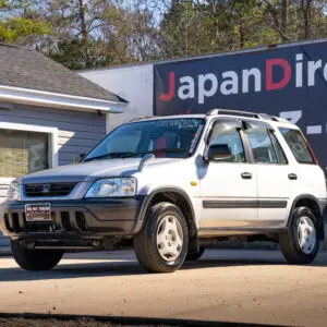 Silver Honda CR-V, Japan Direct.